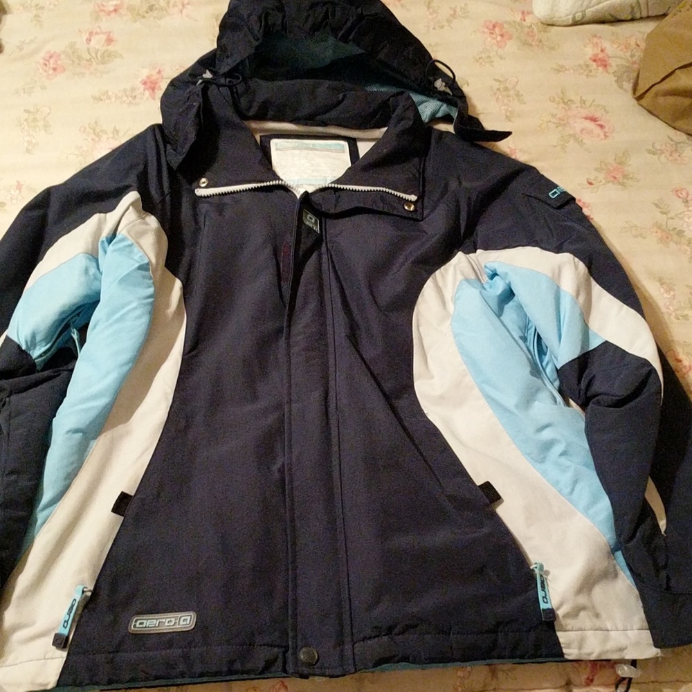 Hooded winter jacket